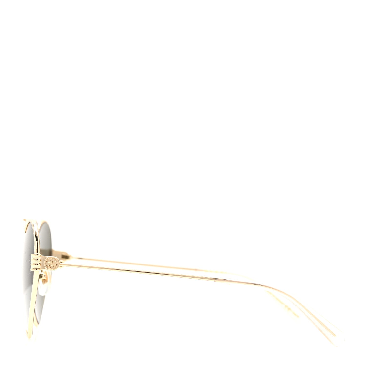 Gucci Metal Heart Sunglasses GG1283S Gold 3 of 10