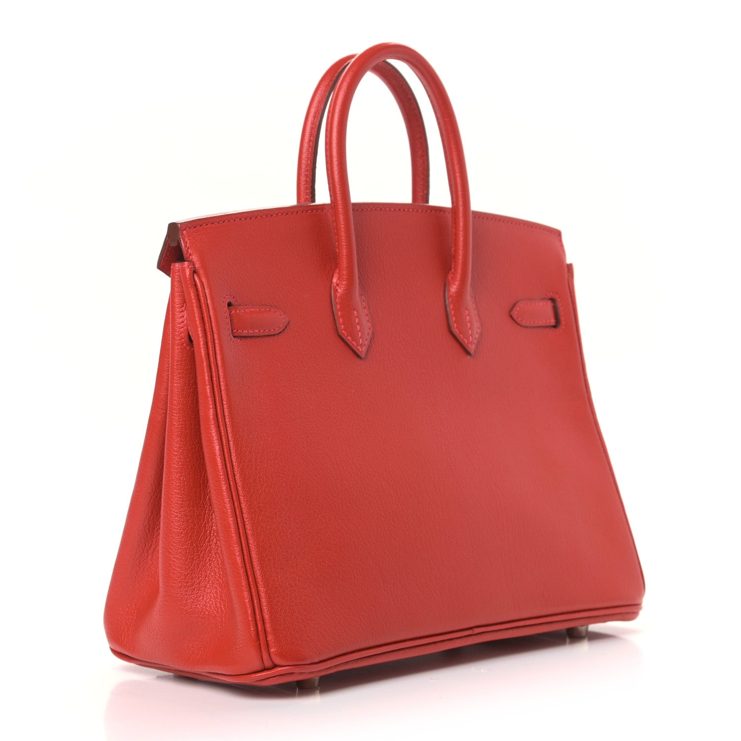 Hermes Chevre Mysore Birkin 25 Rouge Vif 3 of 42