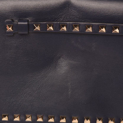 Valentino Garavani Nappa Rockstud Wristlet Clutch Marine 10 of 12