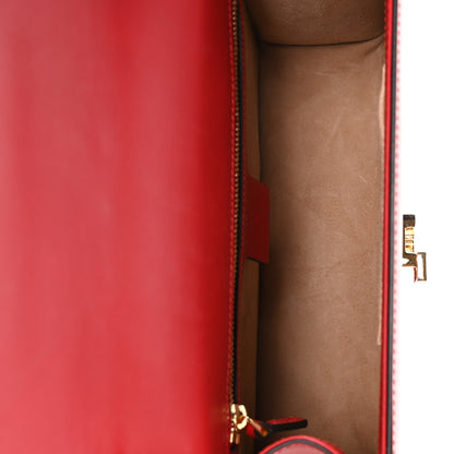 Gucci Calfskin Small Sylvie Shoulder Bag Hibiscus Red 5 of 10