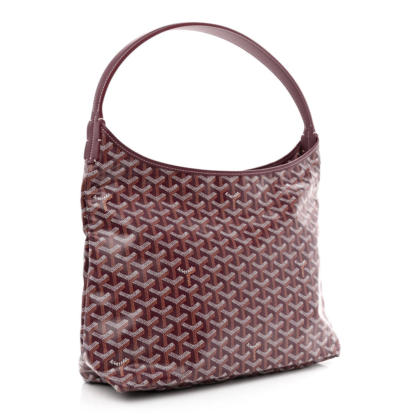 Goyardine Boheme Hobo Burgundy