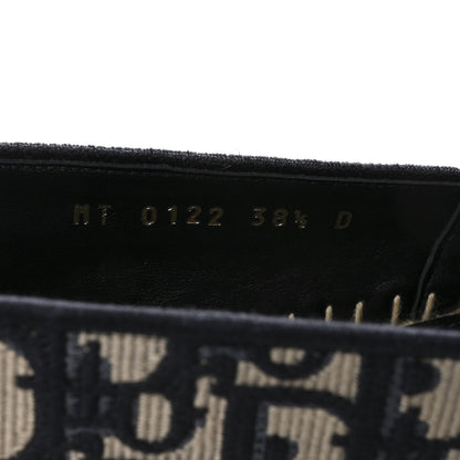 Christian Dior Oblique Embroidered Granville 15mm Espadrilles 38.5 Deep Blue 9 of 10