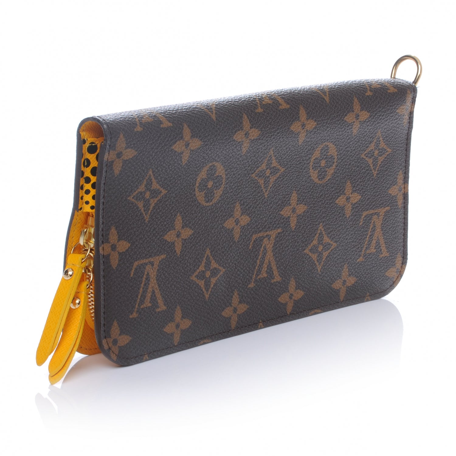 Louis Vuitton Monogram Kusama Waves Insolite Wallet Yellow 3 of 6