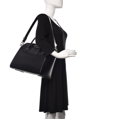 Givenchy Shiny Lord Calfskin Medium Antigona Black 2 of 16