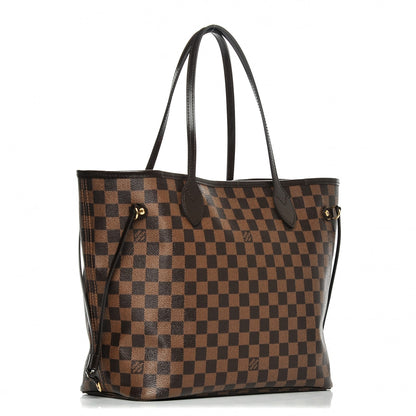 Louis Vuitton Damier Ebene Neo Neverfull MM Rose Ballerine 3 of 7
