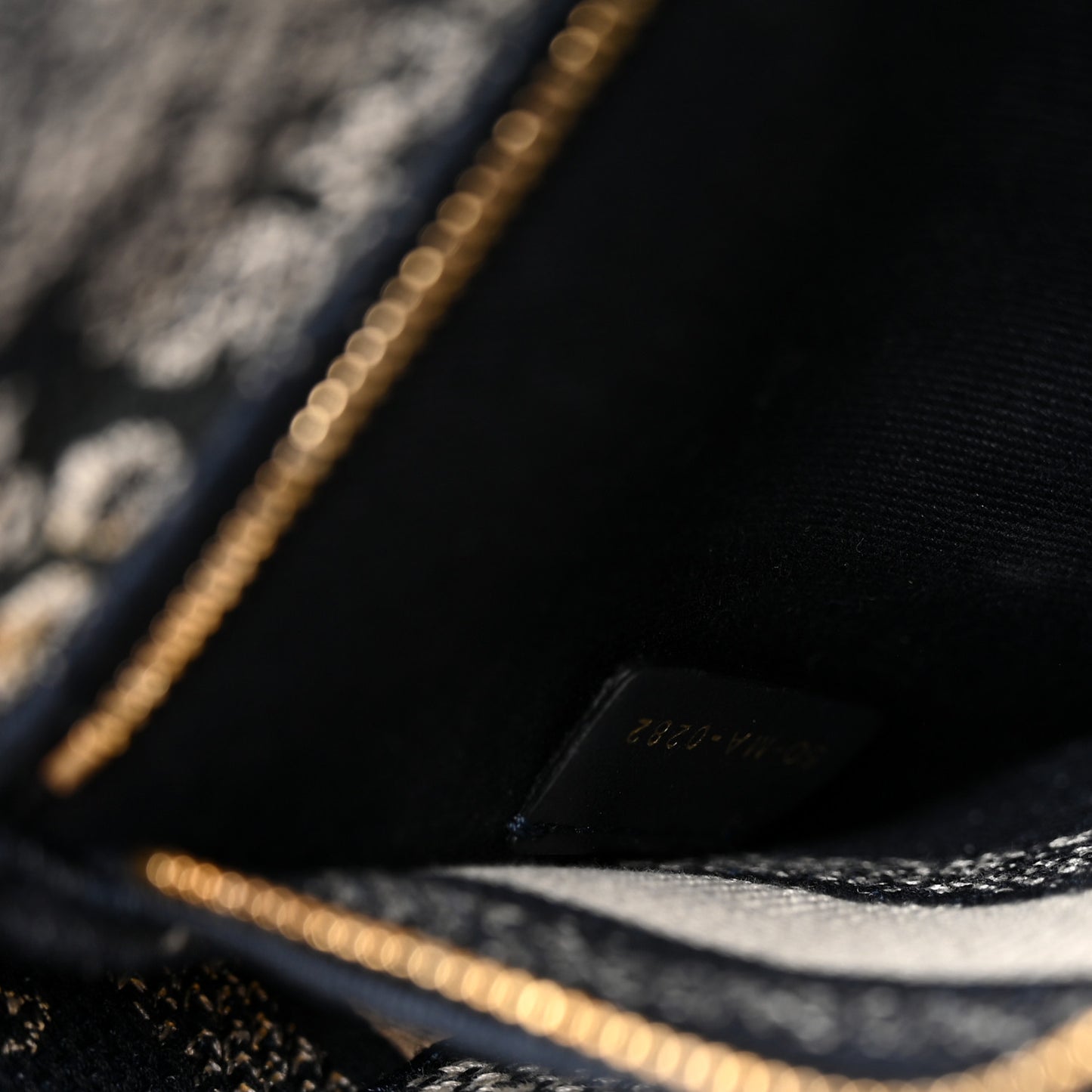 Canvas Toile De Jouy Reverse Embroidered Medium Lady D-Lite Navy