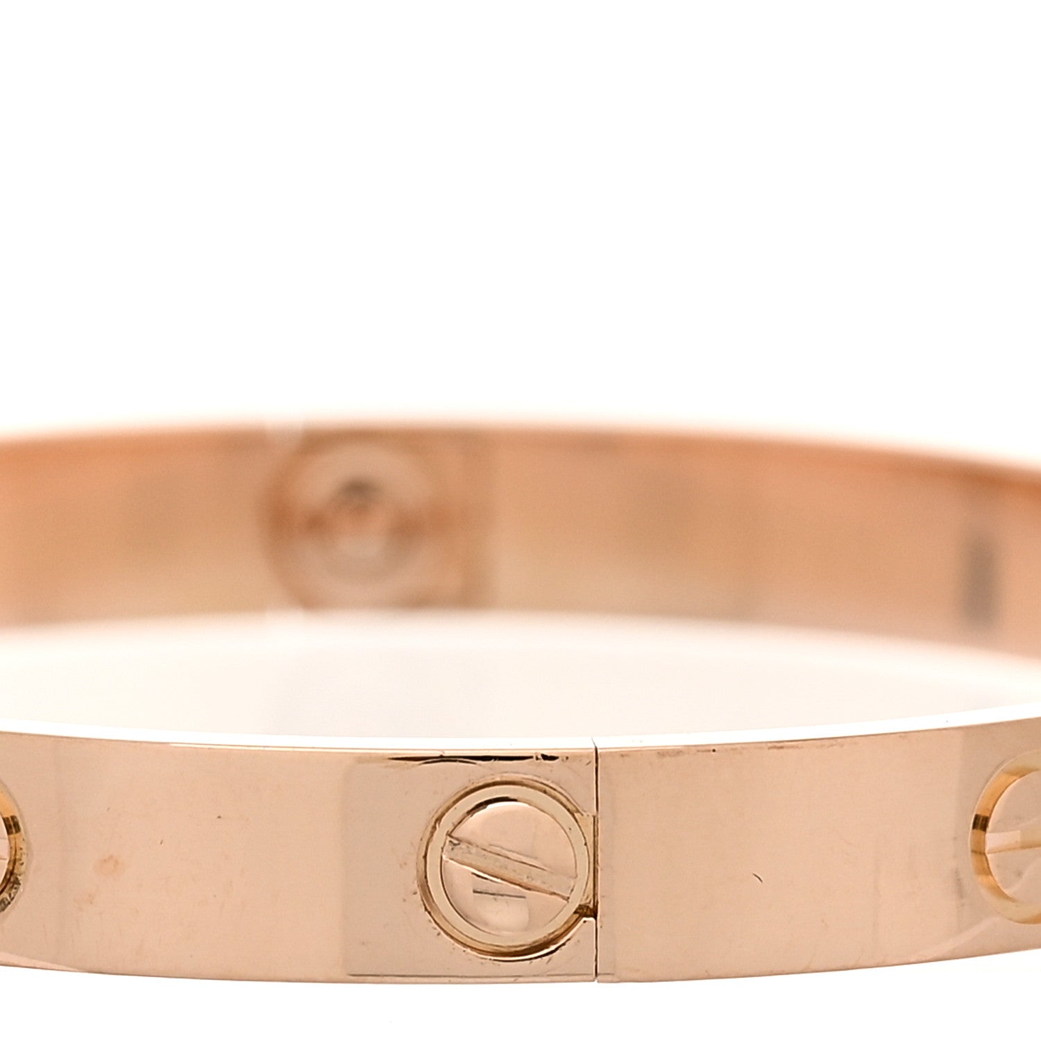 Cartier 18K Pink Gold LOVE Bracelet 17 5 of 9