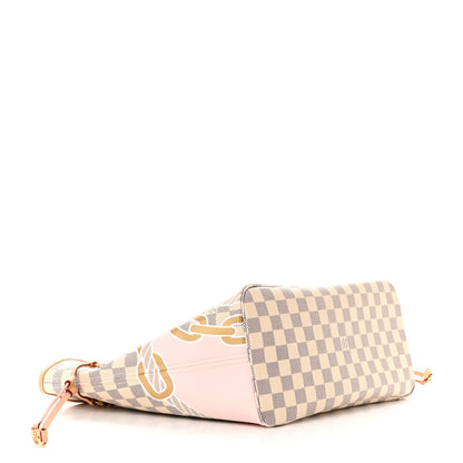 Louis Vuitton Damier Azur Nautical Neverfull MM 5 of 12
