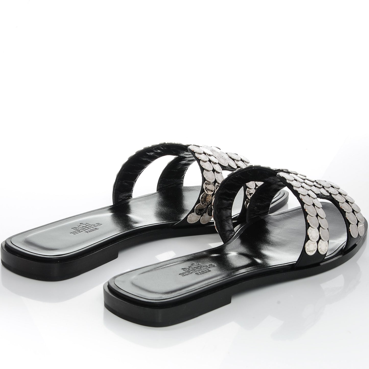 Box Clou De Selle Oran Sandals 38.5 Black