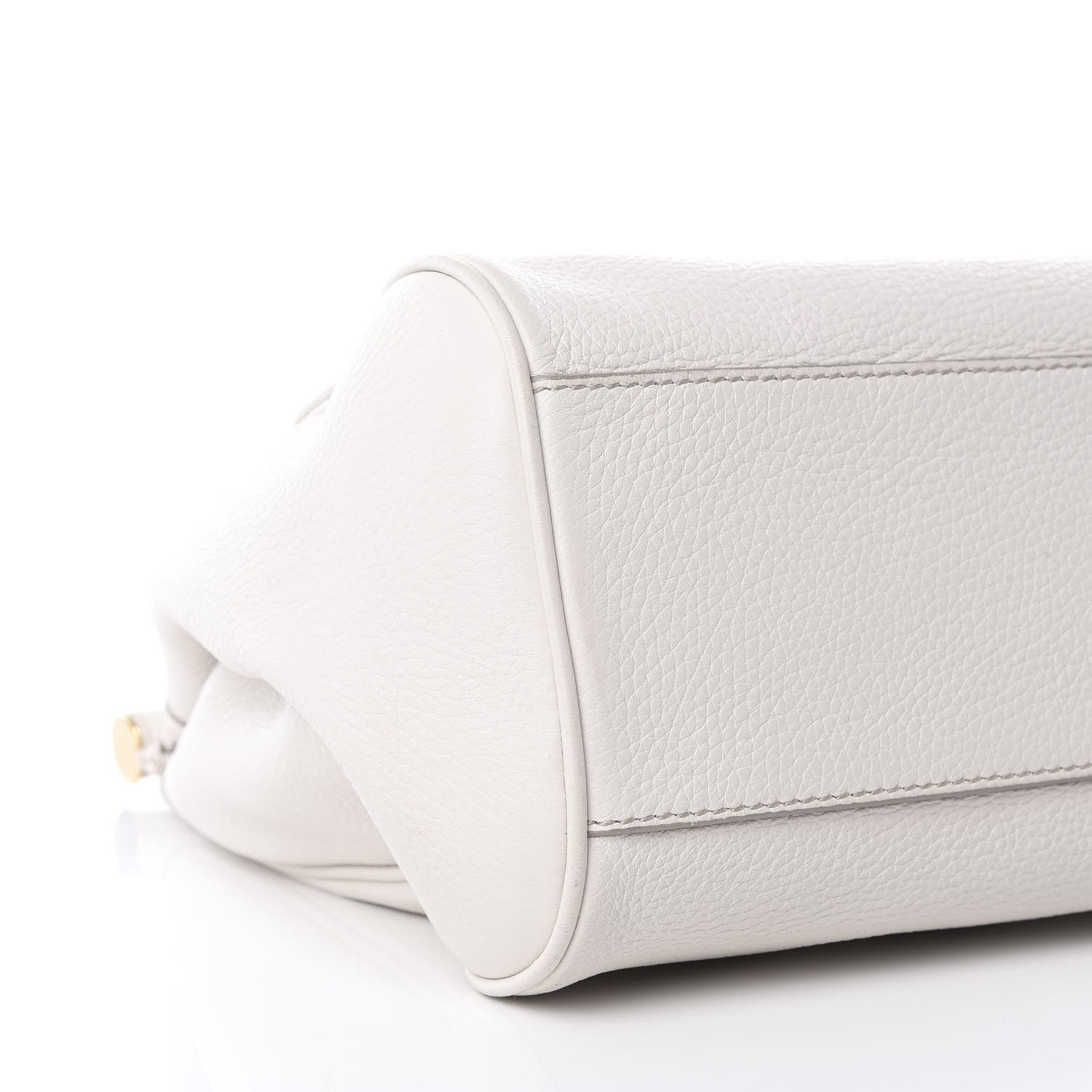 Dolce & Gabbana Calfskin Large Miss Sicily Satchel White 8 of 9