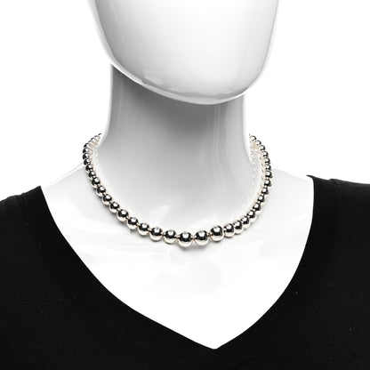 Tiffany Sterling Silver HardWear Graduated Ball Necklace 2 of 4