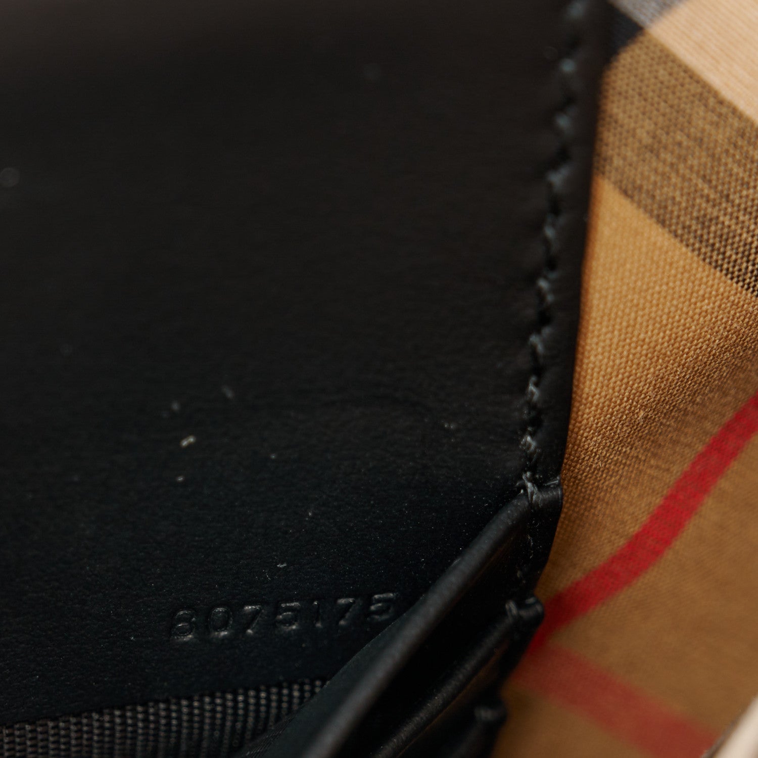 Burberry Grained Calfskin Peyton TB Crossbody Bag Black 8 of 11