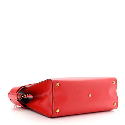 Givenchy Smooth Calfskin Small Horizon Satchel Red 4 of 15