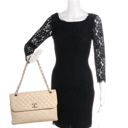Chanel Calfskin Quilted In the Business Flap Bag Light Beige 2 of 8