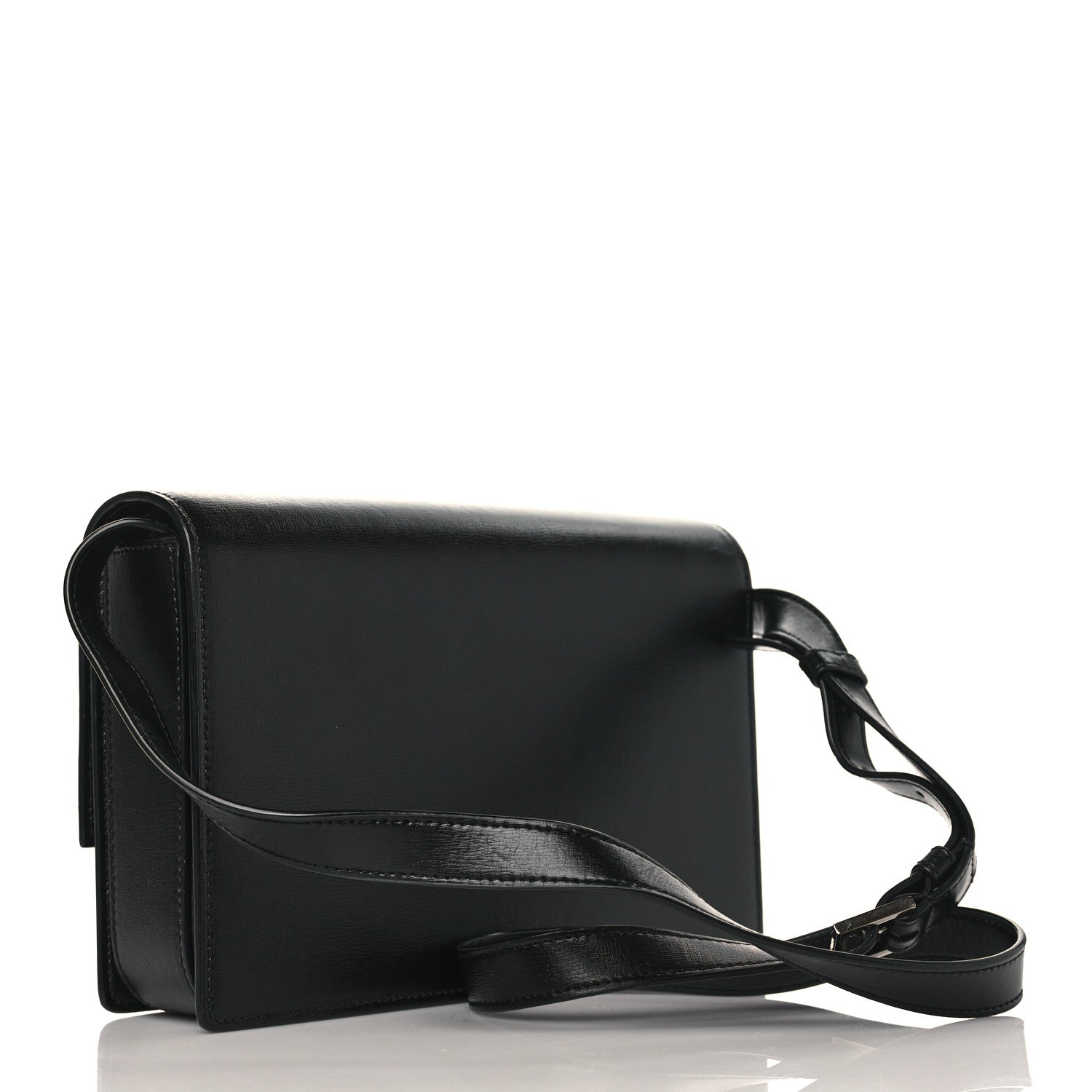 Saint Laurent Smooth Calfskin Suede Medium Bellechasse Black 3 of 11