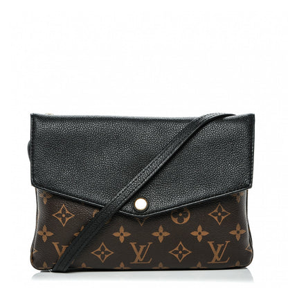 Louis Vuitton Monogram Twice Pochette Black 1 of 8