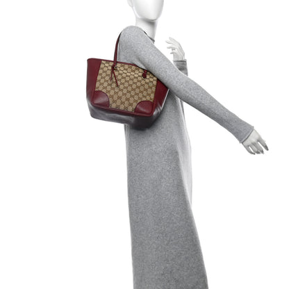 Gucci Monogram Small Bree Zippered Tote Red 2 of 10