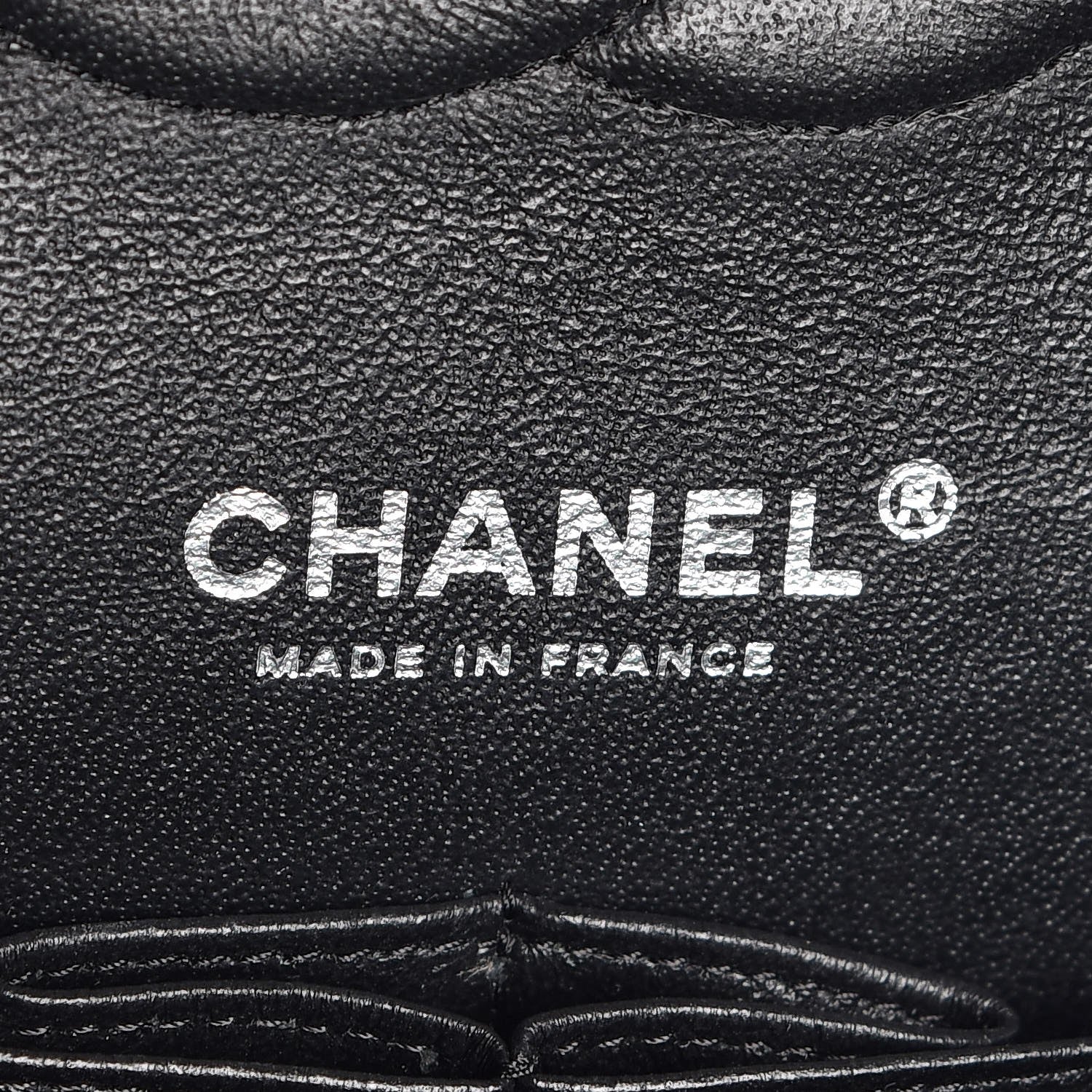 Chanel Crumpled Calfskin Quilted Medium Double Flap So Black 6 of 8