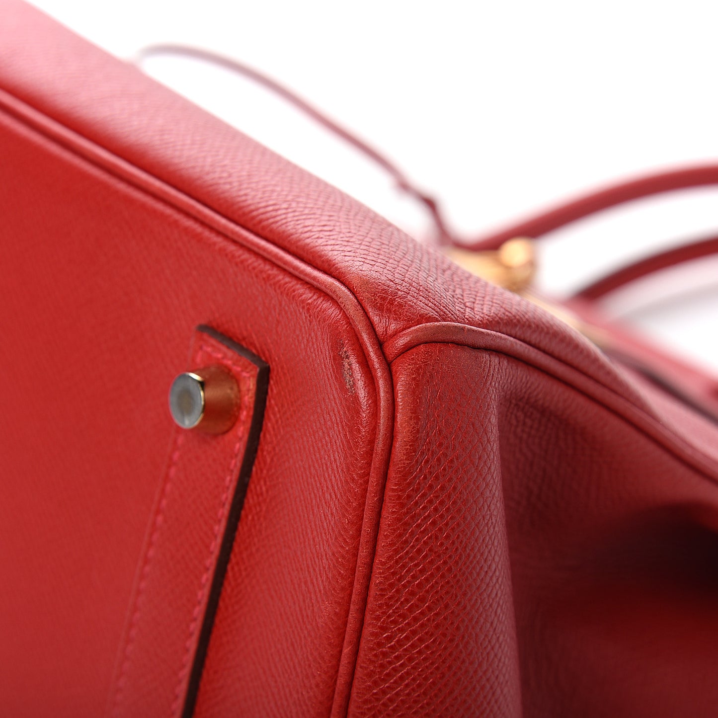 Epsom Birkin 35 Rouge Casaque
