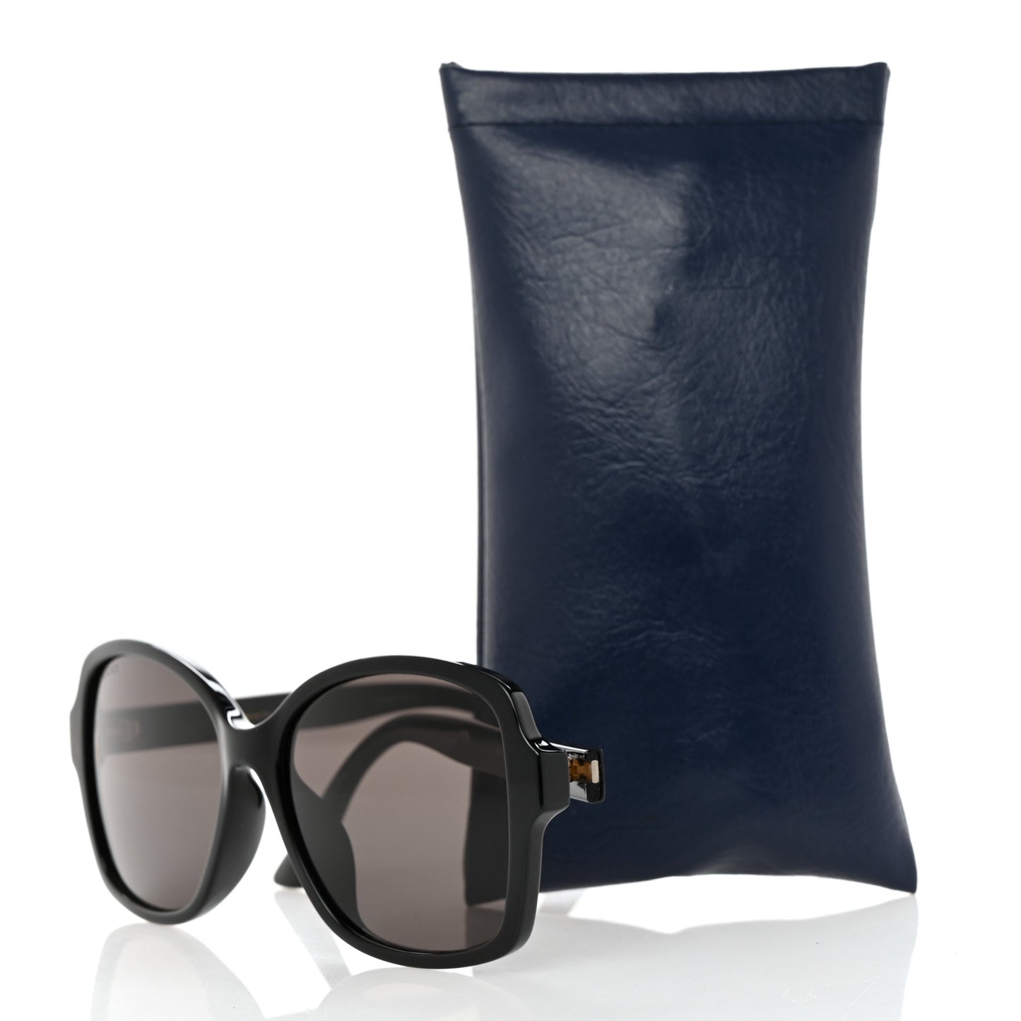 Acetate Square Sunglasses GG0765SA Black