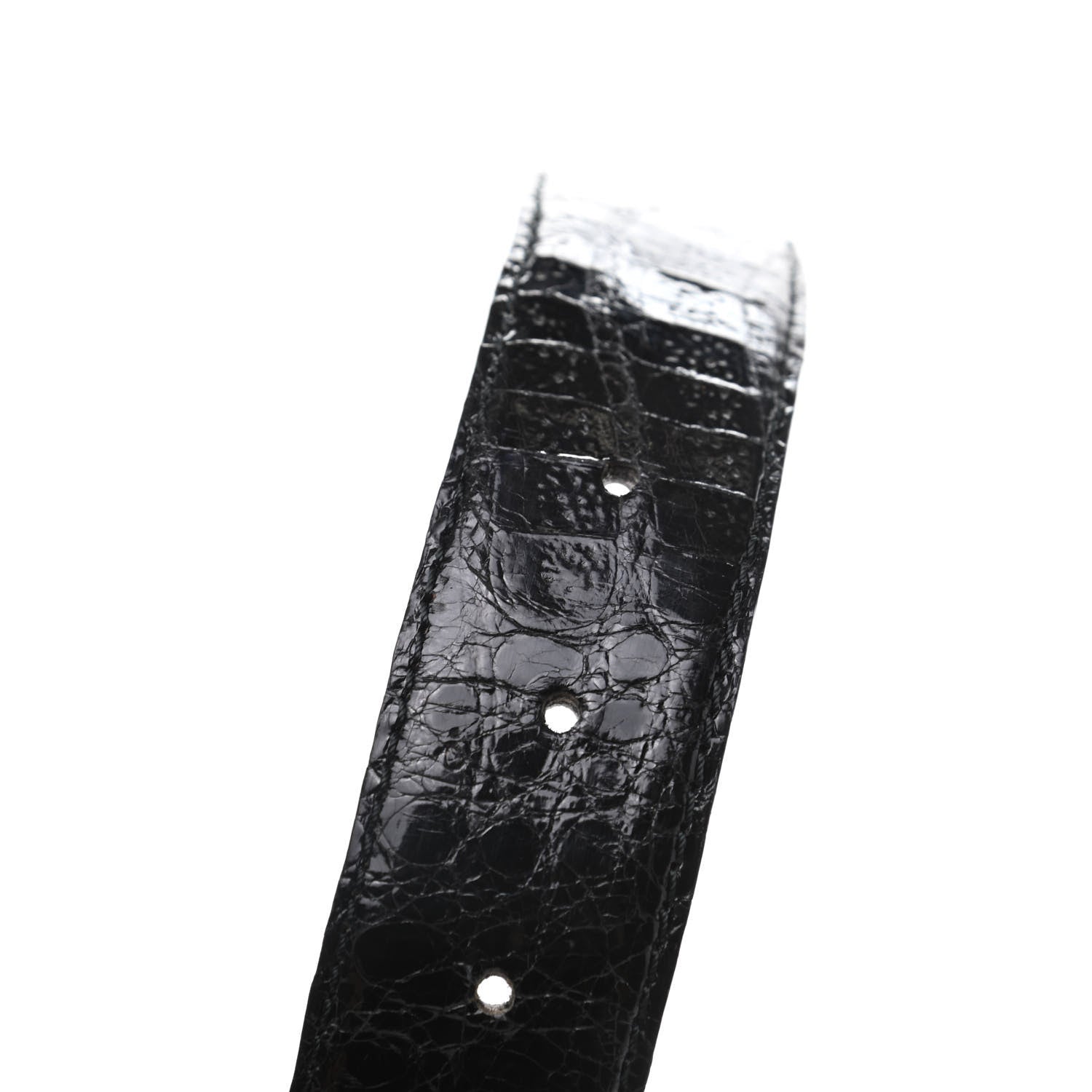 Chanel Alligator Belt 80 32 Black 4 of 6
