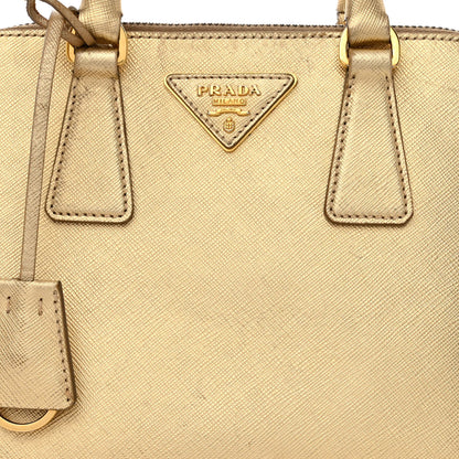 Prada Saffiano Lux Small Promenade Tote Platino 9 of 22