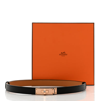 Hermes Epsom Kelly Belt Black 5 of 5