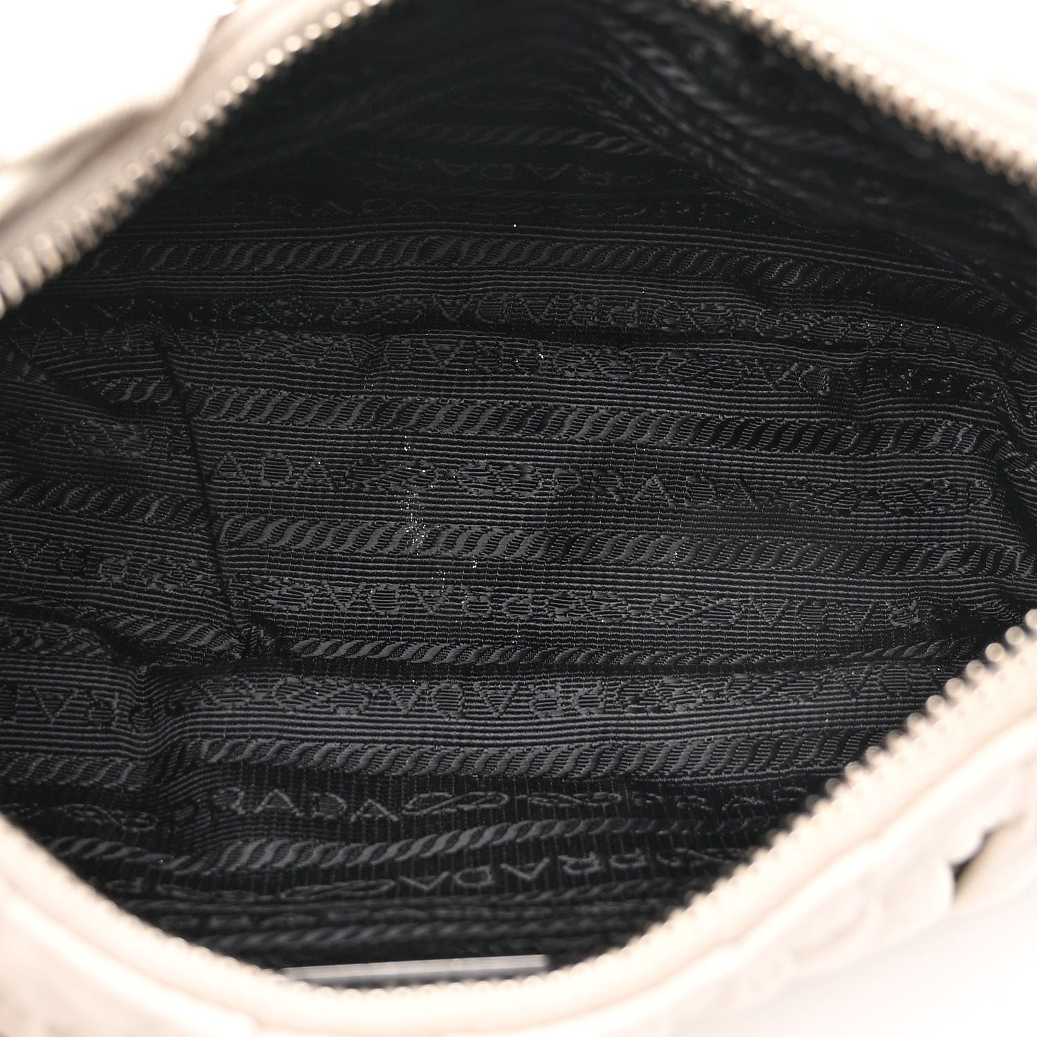 Prada Nappa Gaufre Re-Edition 2005 Shoulder Bag Talco 5 of 13
