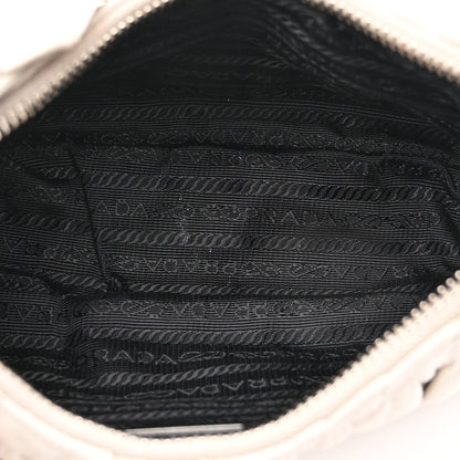 Prada Nappa Gaufre Re-Edition 2005 Shoulder Bag Talco 5 of 13