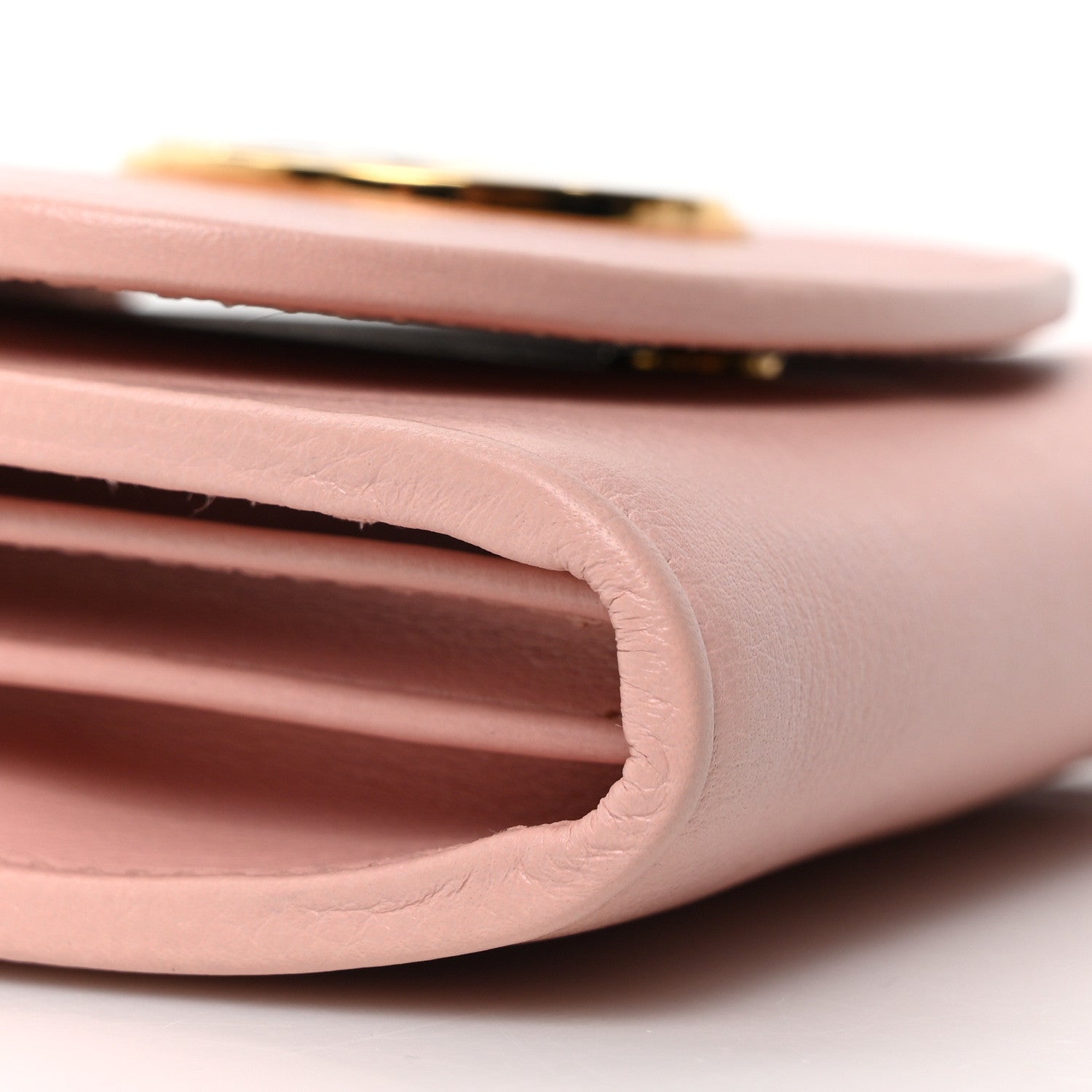 Gucci Roxy Calfskin Medium Blondie Chain Wallet Powder Pink 8 of 9