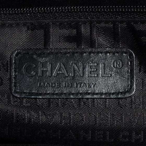 Lambskin Lax East West Shoulder Bag Black