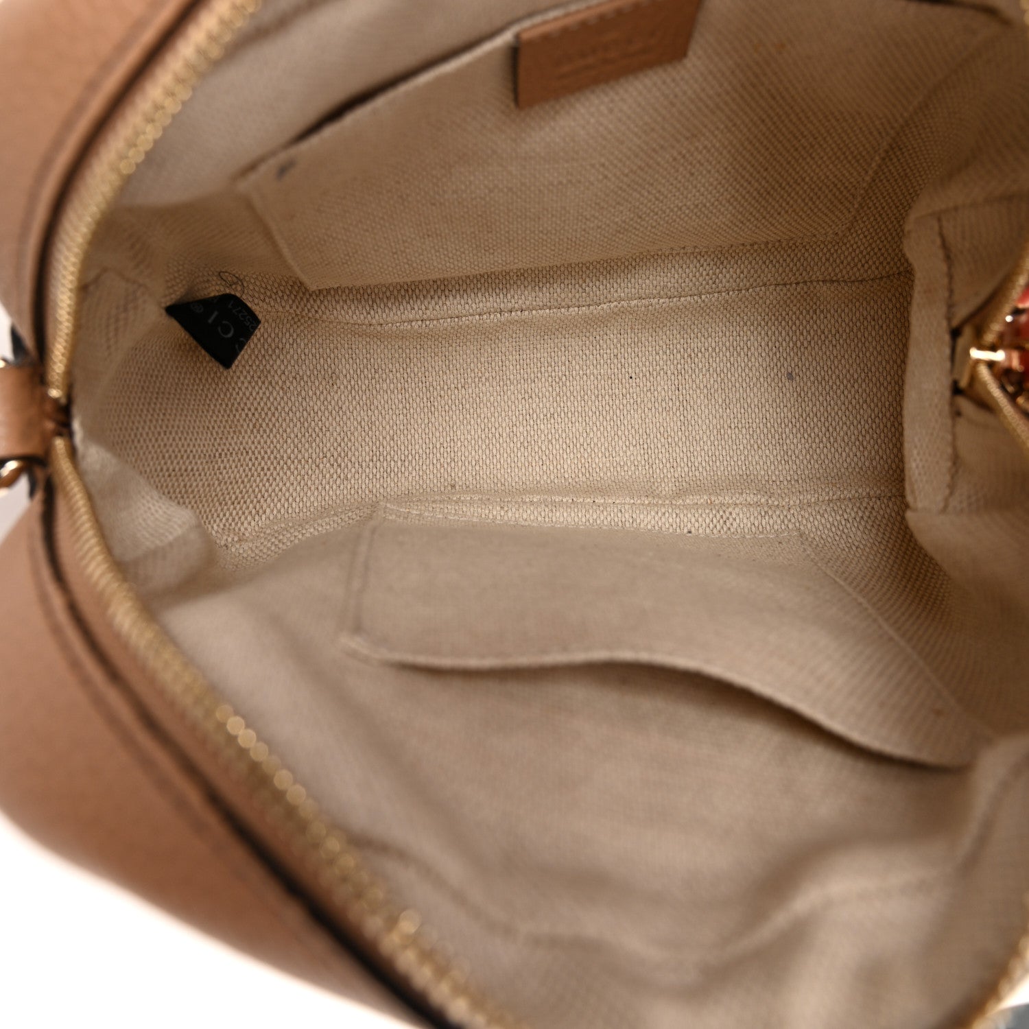 Gucci Pebbled Calfskin Small Soho Disco Bag Camelia 5 of 10