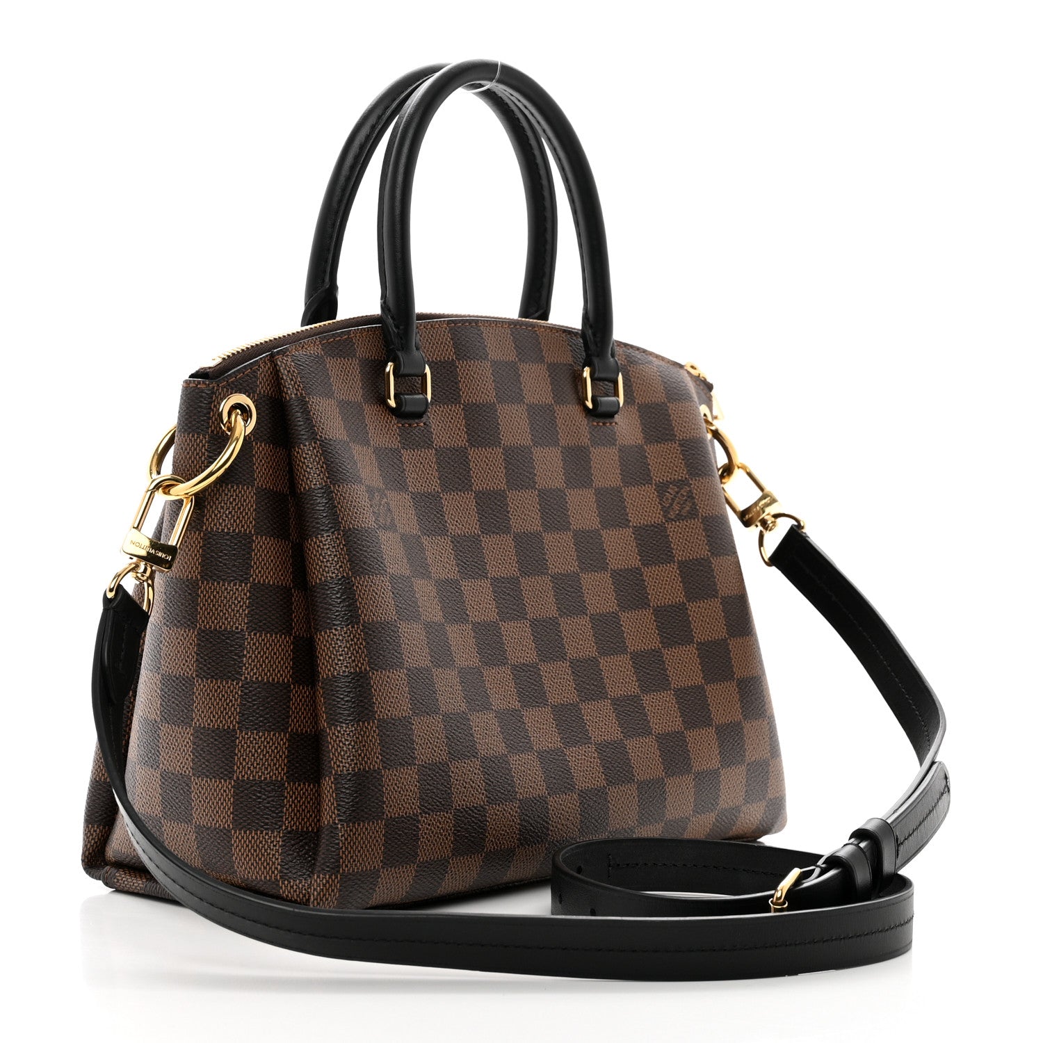 Louis Vuitton Damier Ebene Odeon Tote PM Black 3 of 9