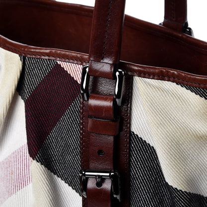 Burberry Canvas Mega Check Lowry Brown 24 of 26