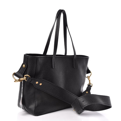 Christian Dior Grained Calfskin D-Bee Shopper Black 3 of 9