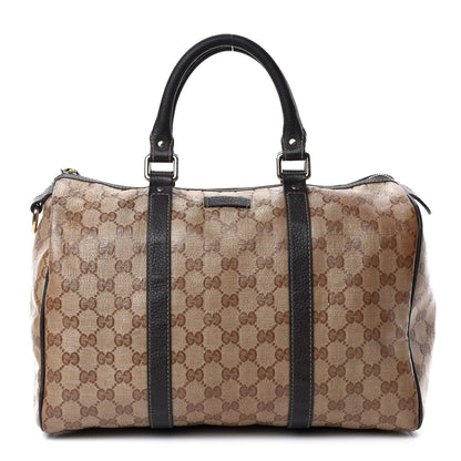 Gucci Crystal Monogram Medium Joy Boston Dark Brown 1 of 13