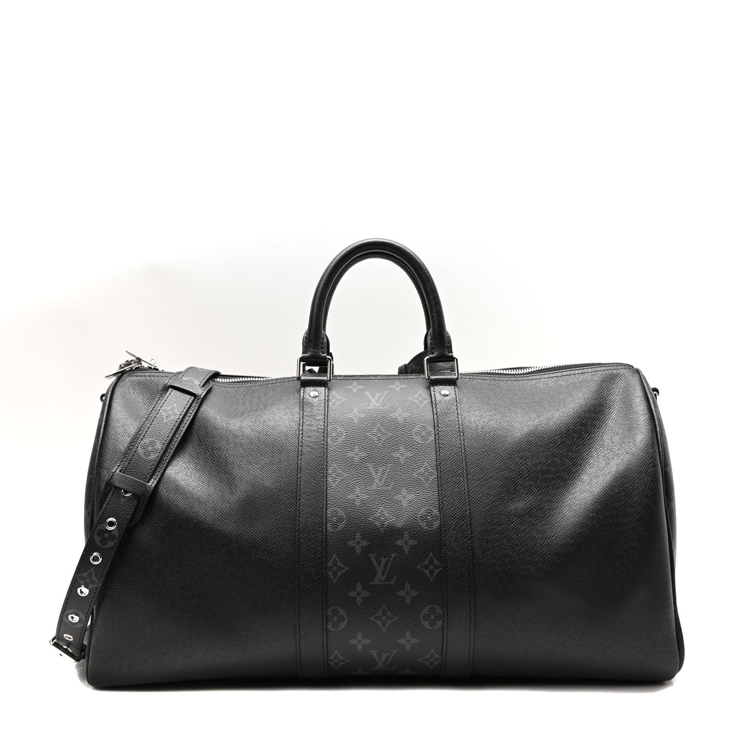 Taiga Monogram Eclipse Keepall Bandouliere 50 Black
