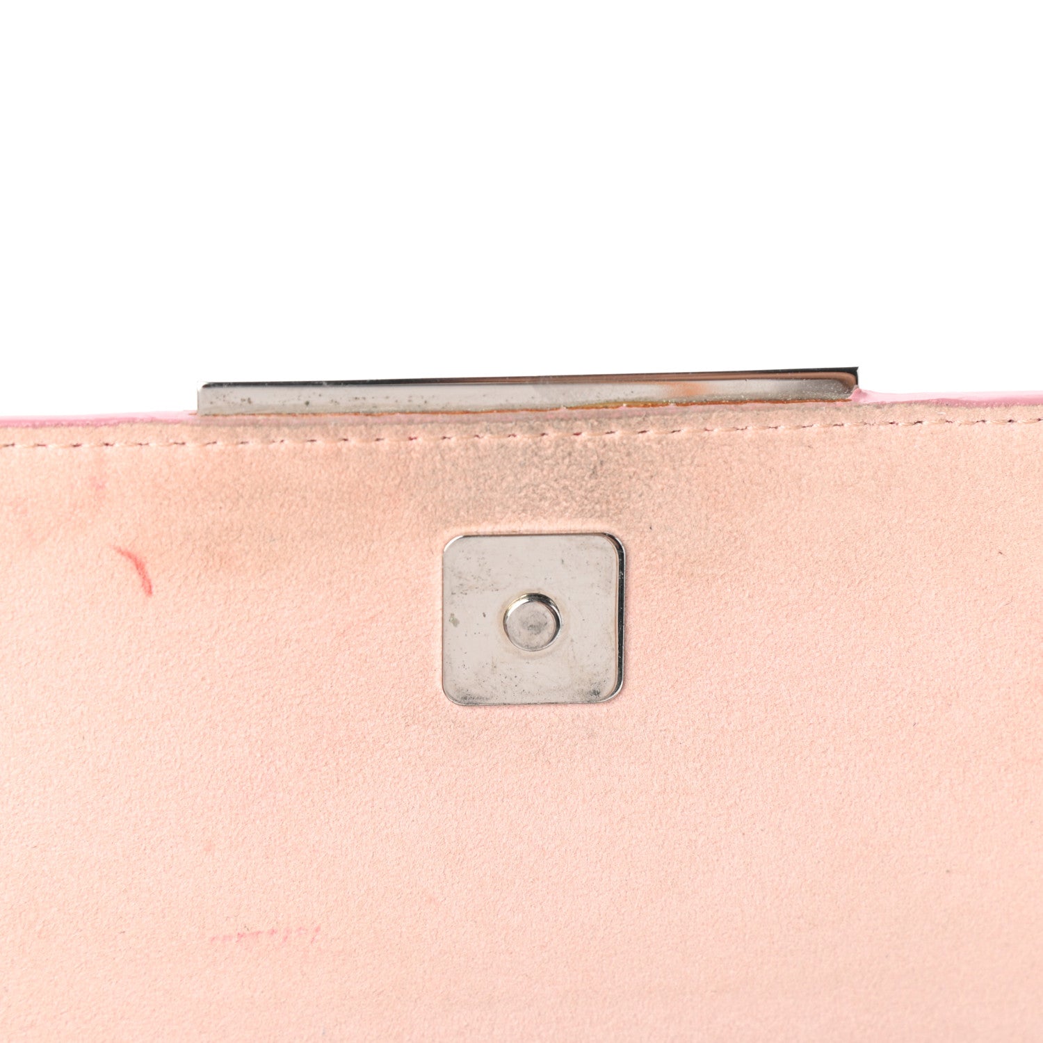 Fendi Vitello Flamingo Tube Wallet on Chain Pink 5 of 9
