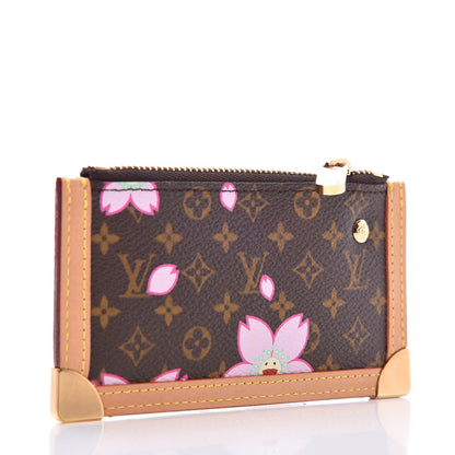 Louis Vuitton Monogram Cherry Blossom Key Pouch Brown 3 of 7