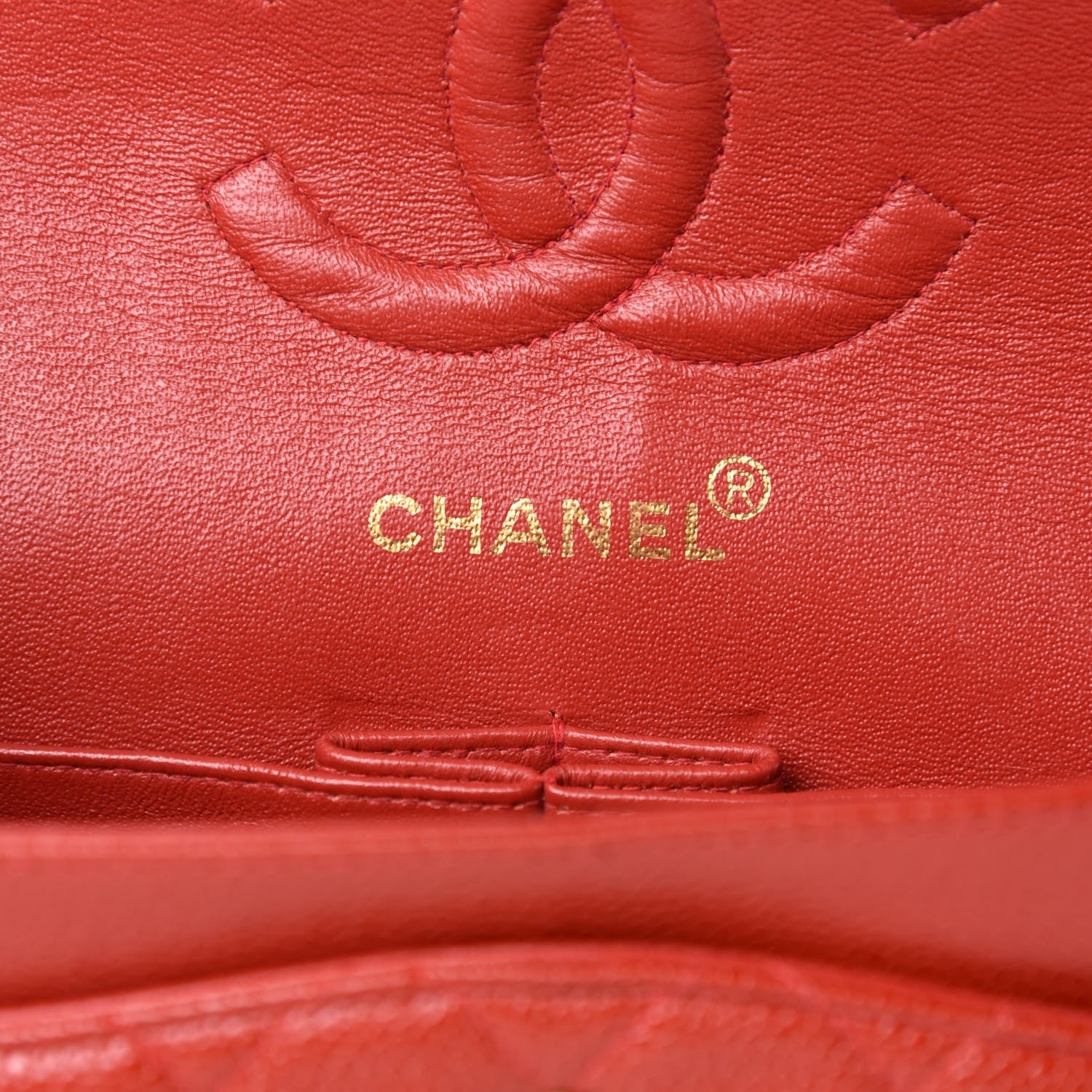 Chanel Caviar Quilted Medium Double Flap Red 8 of 11
