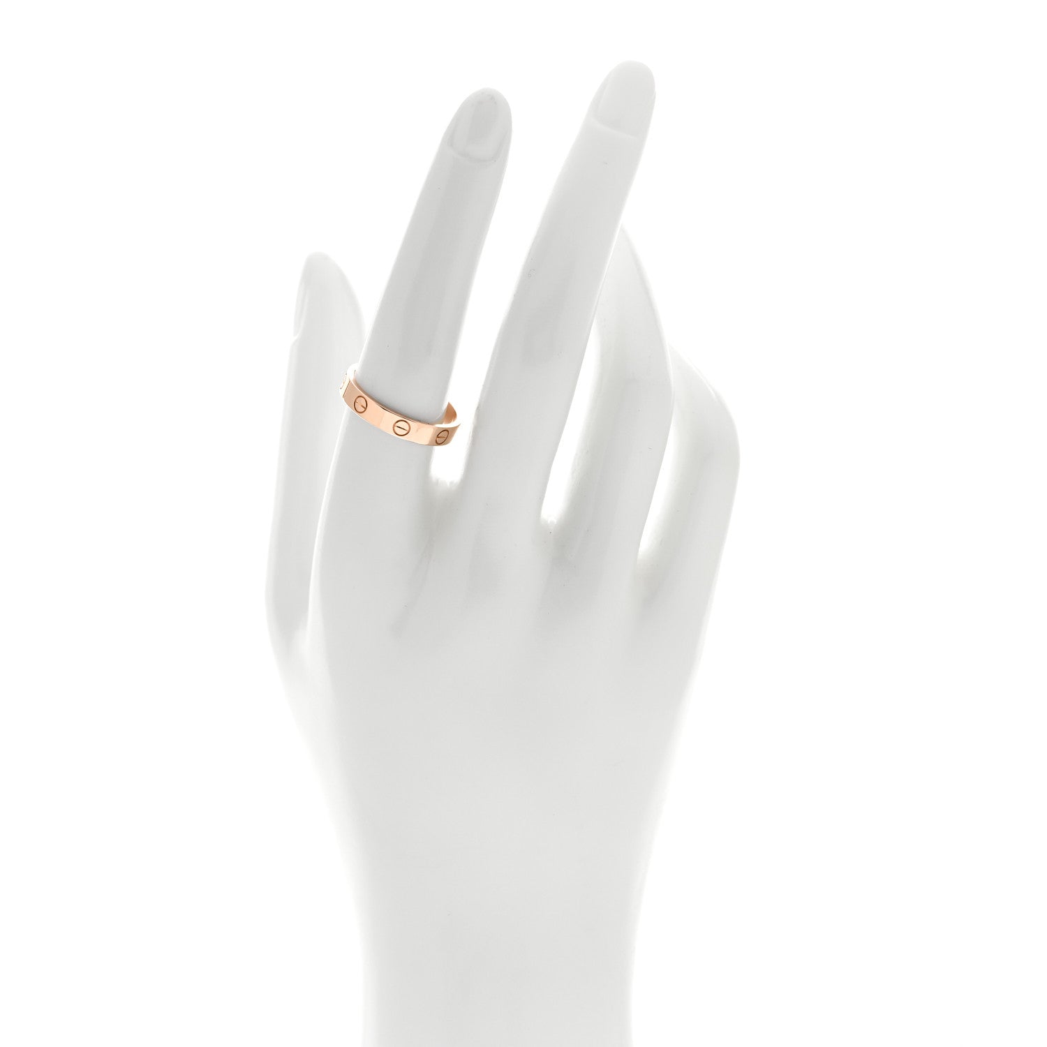 Cartier 18K Pink Gold 3.5mm LOVE Wedding Band Ring 57 8 2 of 5