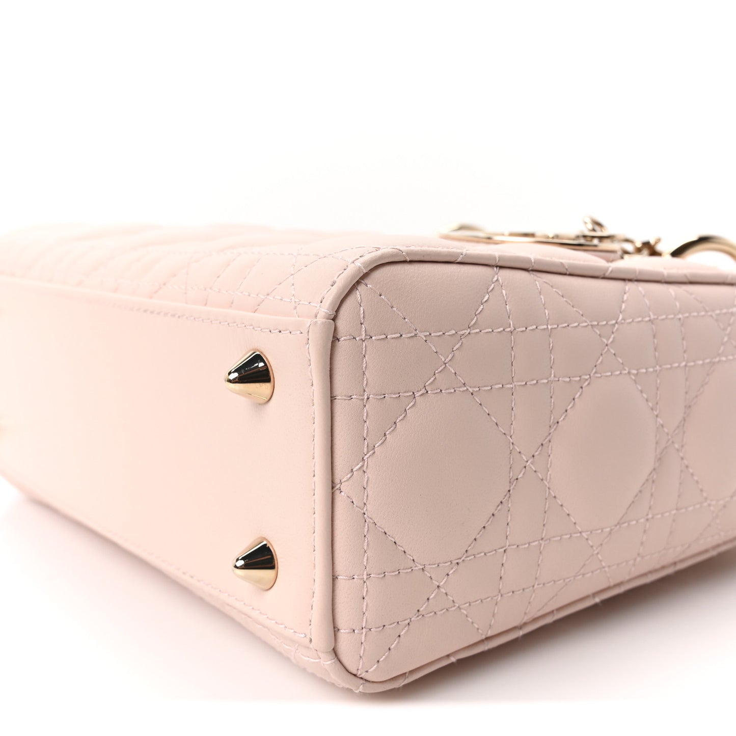Lambskin Cannage Small My ABCDior Lady Dior Light Pink