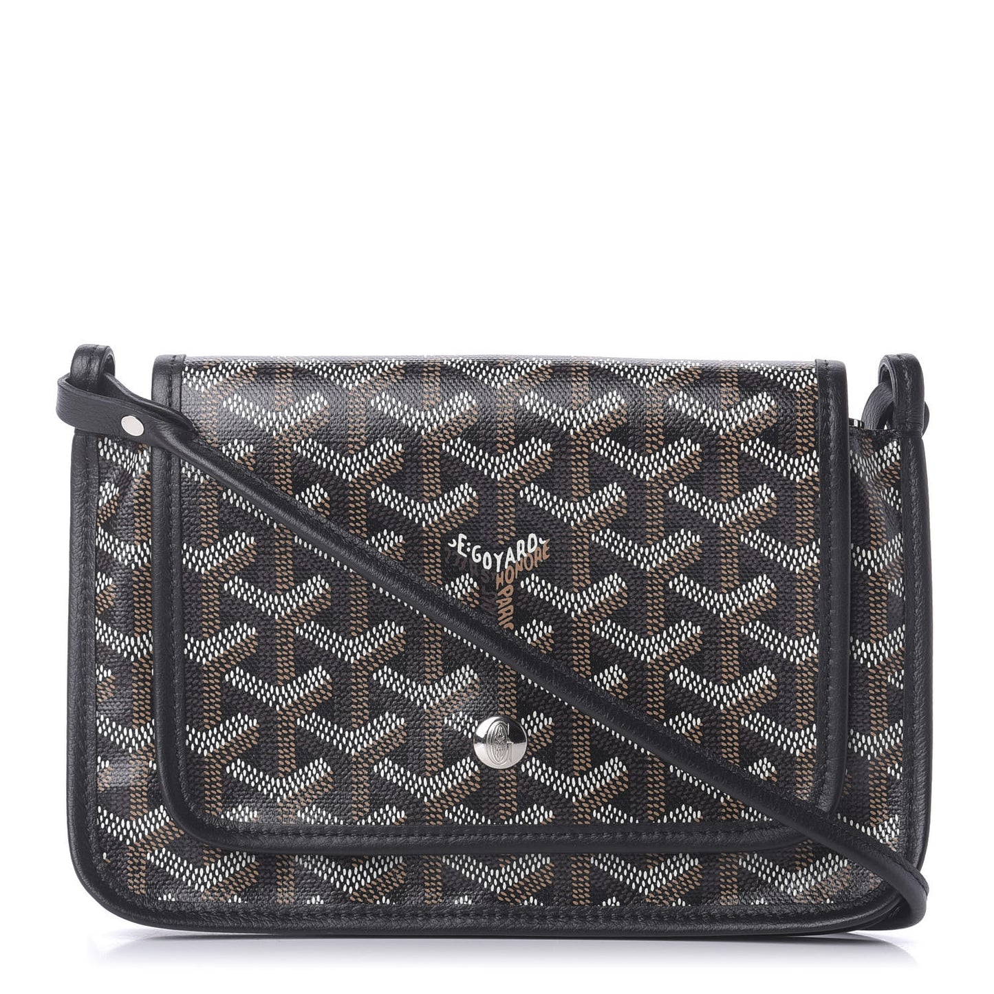 Goyardine Plumet Wallet Clutch Black