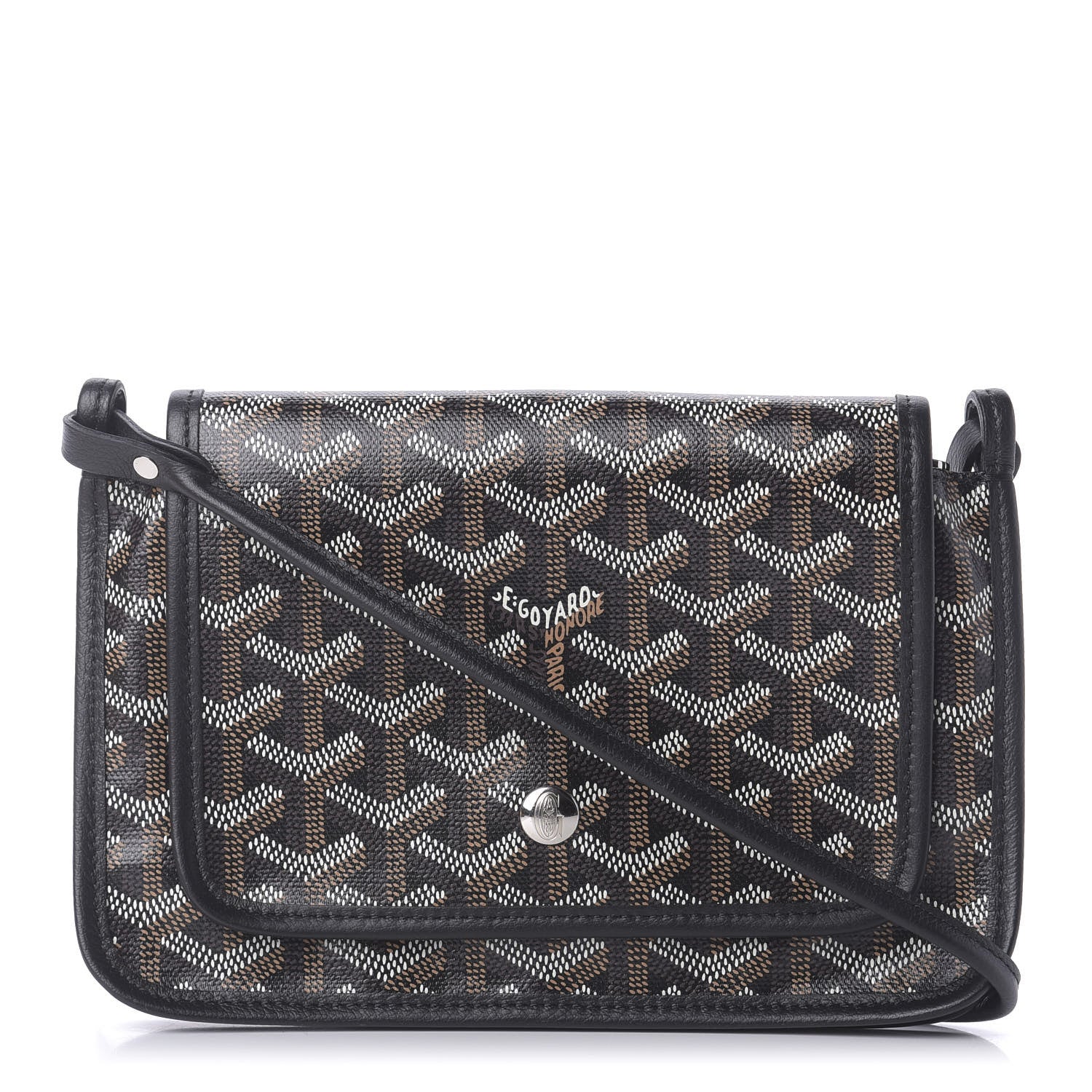 Goyard Goyardine Plumet Wallet Clutch Black 1 of 9