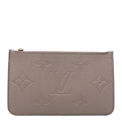 Louis Vuitton Empreinte Monogram Giant Neverfull MM Pochette Tourterelle 1 of 4