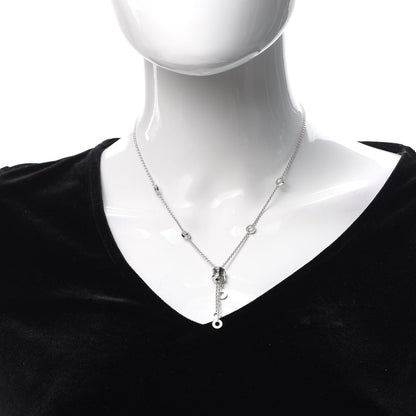 Bulgari 18K White Gold B.Zero1 Lavalier Necklace 2 of 5