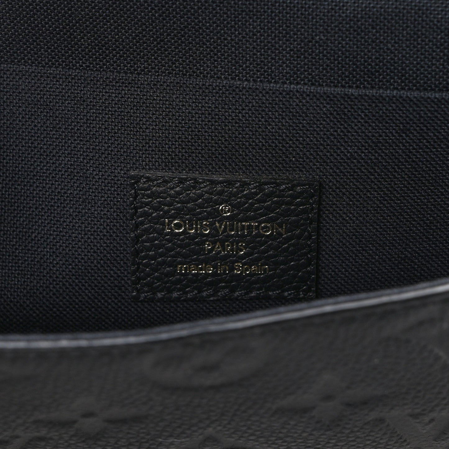 Empreinte Pochette Felicie Chain Wallet Black