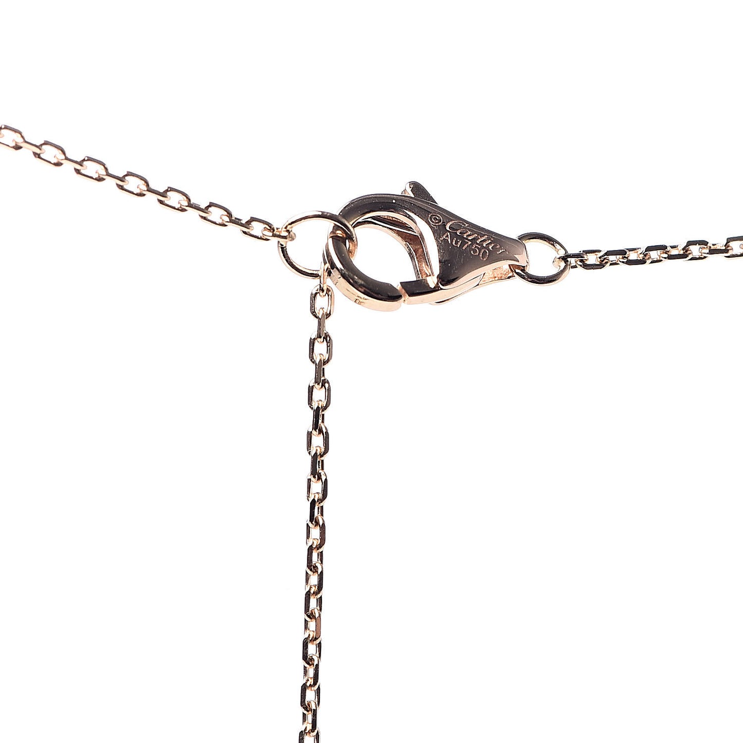 18K Pink Gold Diamond XS D'Amour Pendant Necklace