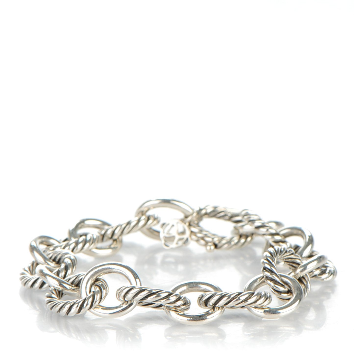 Sterling Silver 12mm Large Oval Link Bracelet