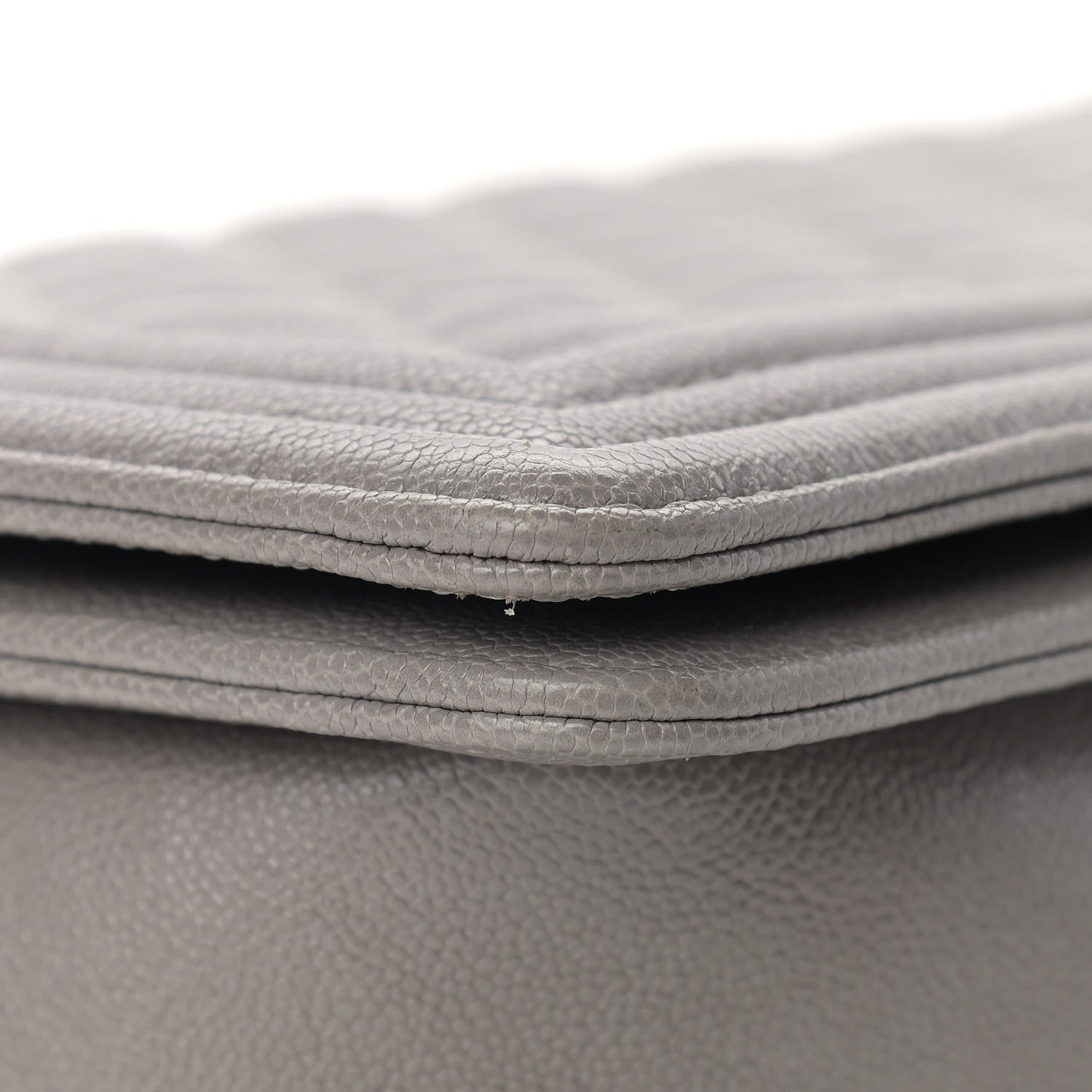 Chanel Caviar Quilted New Medium Boy Flap Grey 10 of 11